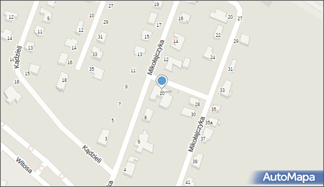 Kobylnica, Mikołajczyka Stanisława, 10, mapa Kobylnica