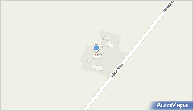 Koczała, Miastecka, 29, mapa Koczała