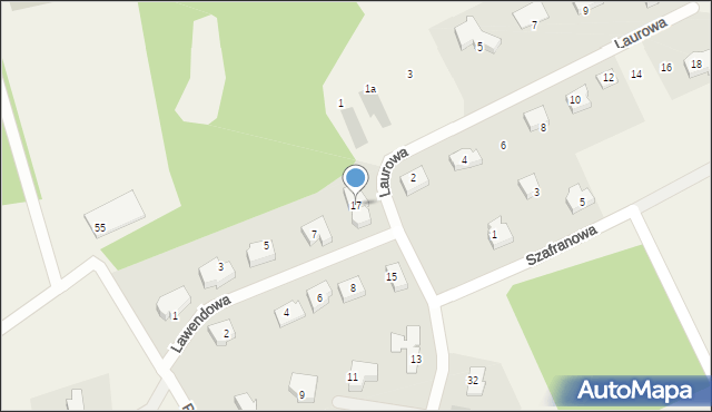 Kolbudy, Miętowa, 17, mapa Kolbudy