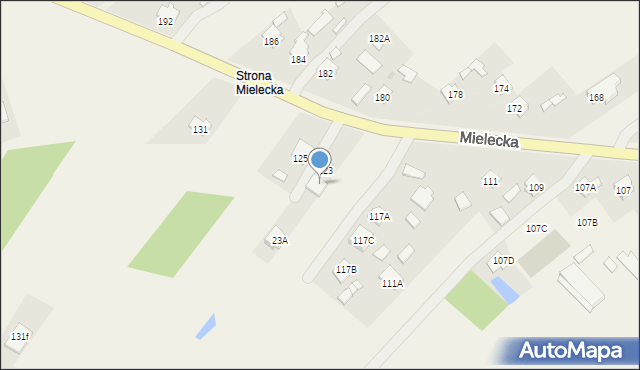 Kolbuszowa Dolna, Mielecka, 123A, mapa Kolbuszowa Dolna