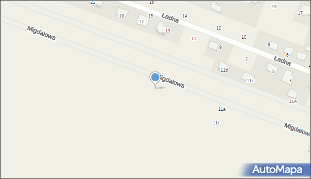 Konarzyce, Migdałowa, 19, mapa Konarzyce