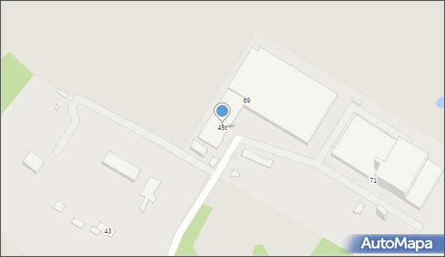 Konstancin-Jeziorna, Mirkowska, 43c, mapa Konstancin-Jeziorna