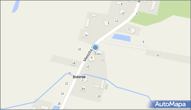 Kordowo, Mieszka I, 13, mapa Kordowo