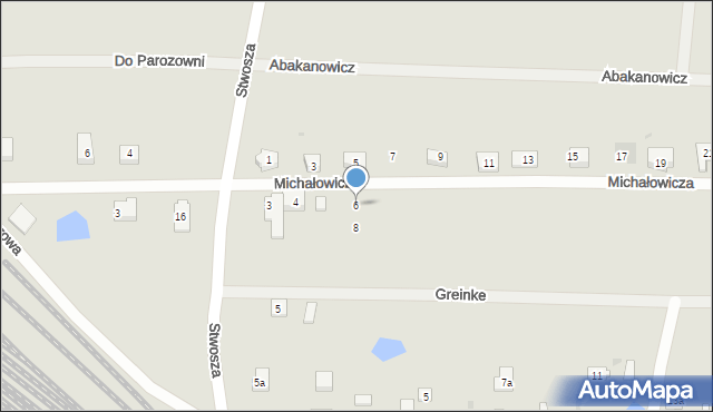 Kościerzyna, Michałowicza Jana, 6, mapa Kościerzyna