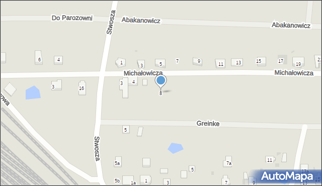 Kościerzyna, Michałowicza Jana, 8, mapa Kościerzyna