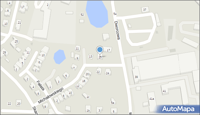 Kościerzyna, Michałowskiego Piotra, 15, mapa Kościerzyna