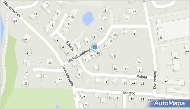 Kościerzyna, Michałowskiego Piotra, 8, mapa Kościerzyna