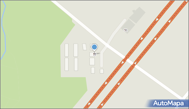 Koszalin, Mieszka I, 55, mapa Koszalina