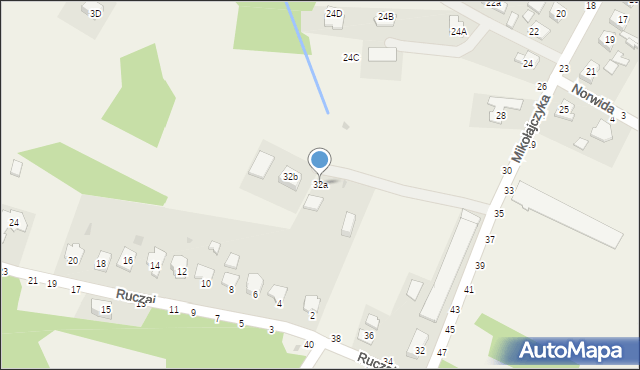 Koszyce Wielkie, Mikołajczyka Stanisława, 32a, mapa Koszyce Wielkie