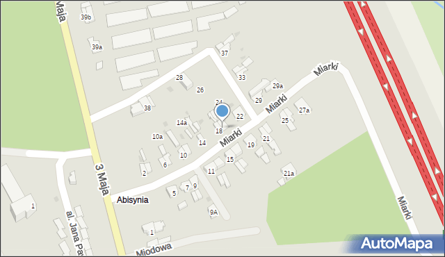 Krapkowice, Miarki, 20, mapa Krapkowice