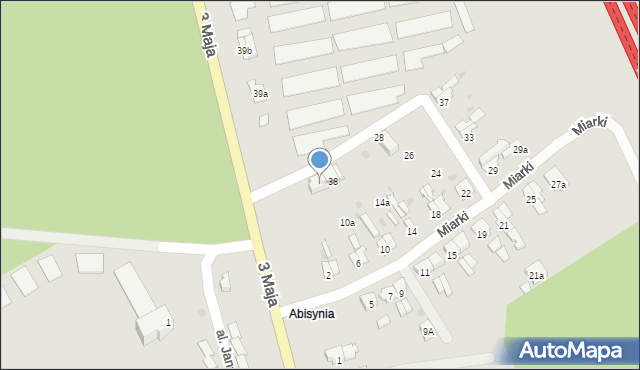 Krapkowice, Miarki, 40, mapa Krapkowice