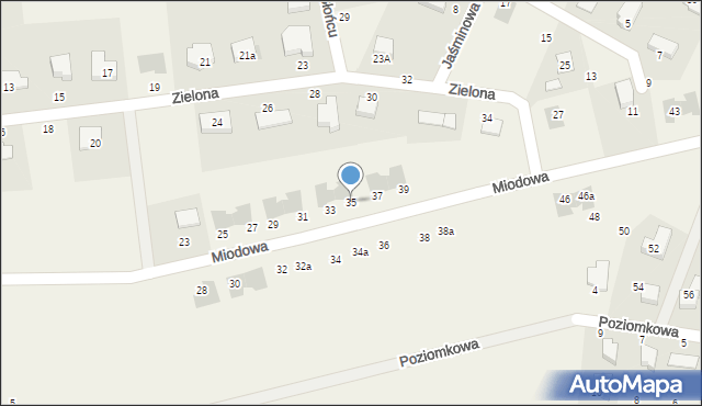 Krępa Słupska, Miodowa, 35, mapa Krępa Słupska