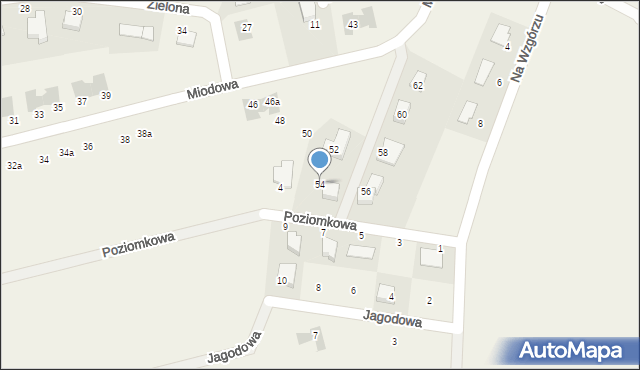 Krępa Słupska, Miodowa, 54, mapa Krępa Słupska