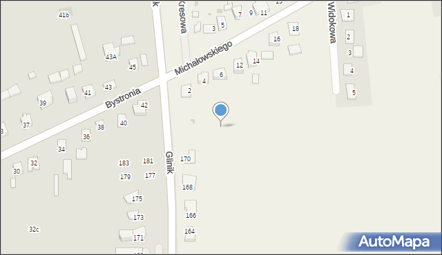 Krzysztoforzyce, Michałowskiego Piotra, 8, mapa Krzysztoforzyce