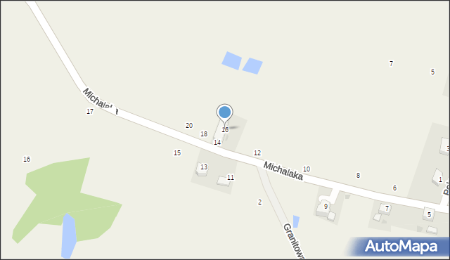 Kuropatnik, Michalaka Stanisława, ks., 16, mapa Kuropatnik