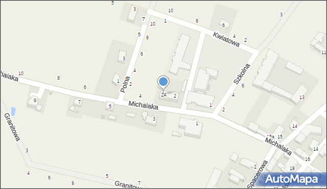 Kuropatnik, Michalaka Stanisława, ks., 2A, mapa Kuropatnik