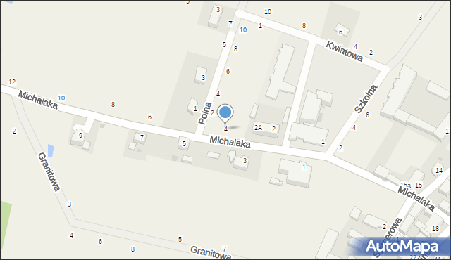 Kuropatnik, Michalaka Stanisława, ks., 4, mapa Kuropatnik