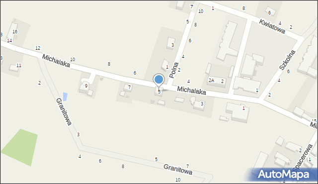 Kuropatnik, Michalaka Stanisława, ks., 5, mapa Kuropatnik