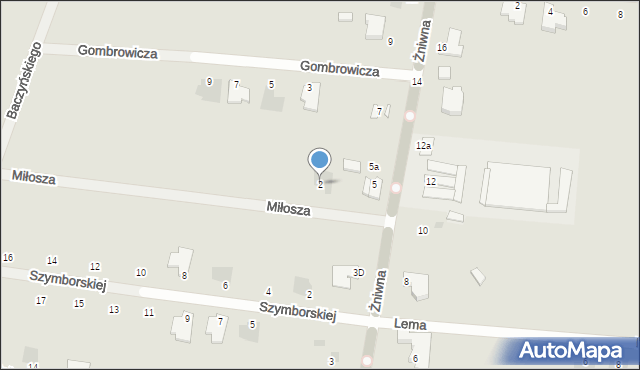 Kutno, Miłosza Czesława, 2, mapa Kutno