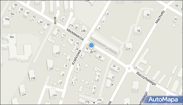 Kwidzyn, Mickiewicza Adama, 80, mapa Kwidzyn