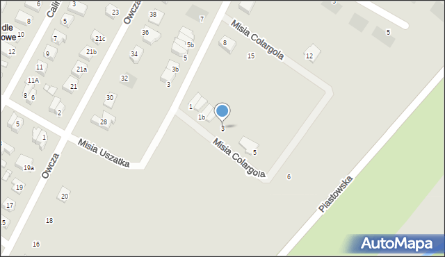 Kwidzyn, Misia Colargola, 3, mapa Kwidzyn