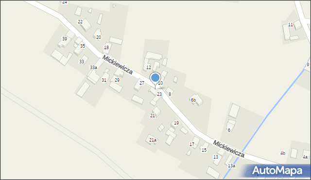 Łambinowice, Mickiewicza Adama, 25, mapa Łambinowice