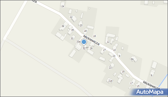 Łambinowice, Mickiewicza Adama, 31, mapa Łambinowice