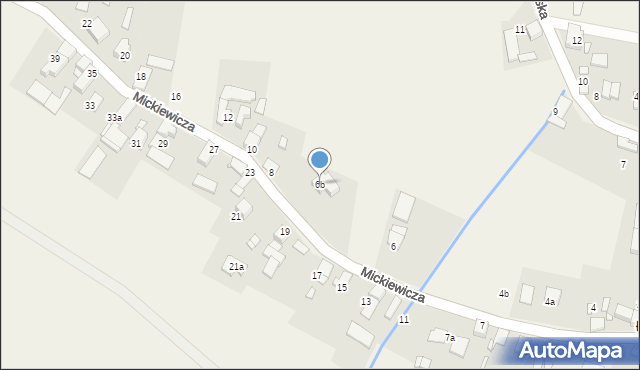 Łambinowice, Mickiewicza Adama, 6b, mapa Łambinowice