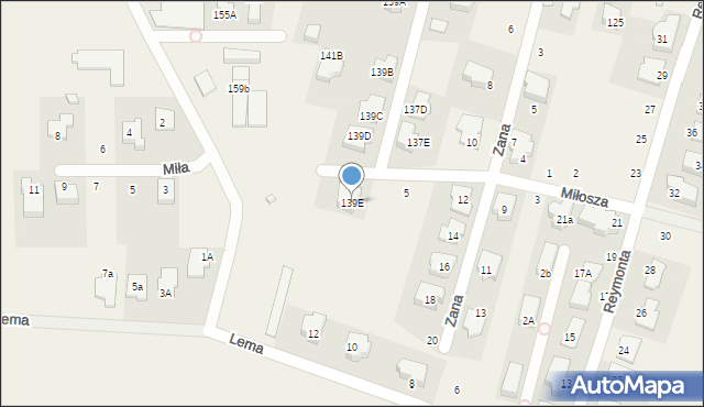 Latchorzew, Miłosza Czesława, 7, mapa Latchorzew