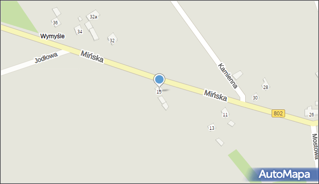 Latowicz, Mińska, 15, mapa Latowicz