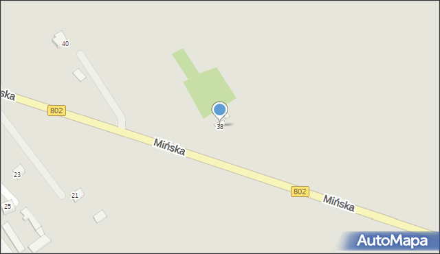 Latowicz, Mińska, 38, mapa Latowicz