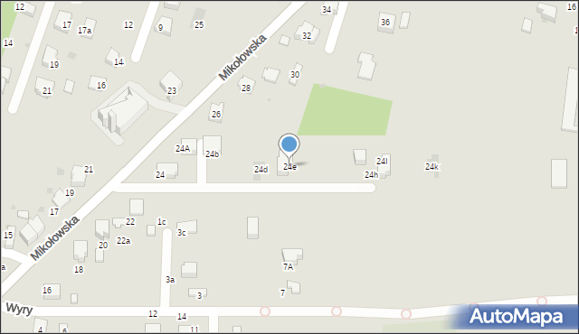 Łaziska Górne, Mikołowska, 24e, mapa Łaziska Górne