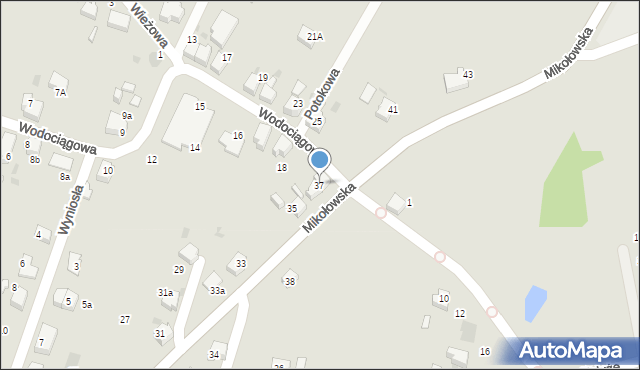 Łaziska Górne, Mikołowska, 37, mapa Łaziska Górne