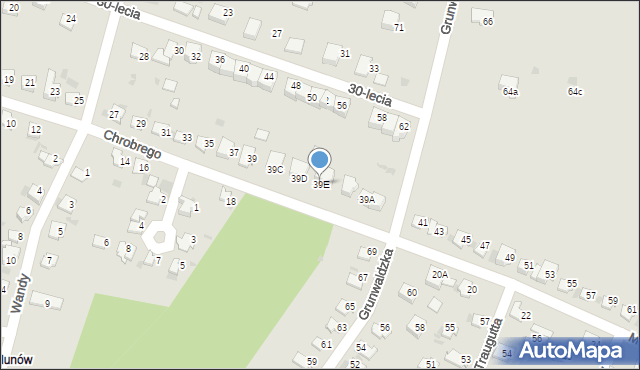 Lędziny, Mickiewicza Adama, 39E, mapa Lędziny