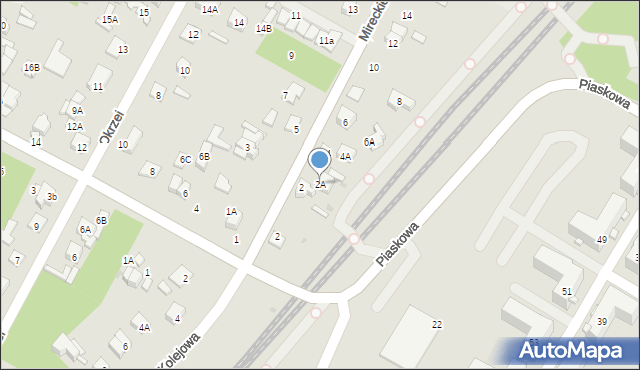 Legionowo, Mireckiego Józefa, 2A, mapa Legionowo