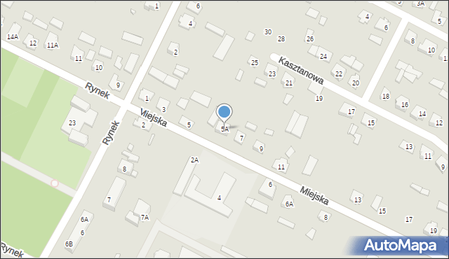 Lipsk, Miejska, 5A, mapa Lipsk