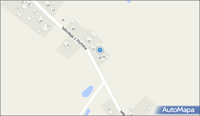 Lisewo, Mikołaja z Ryńska, 24, mapa Lisewo