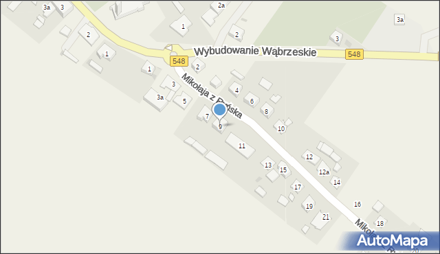 Lisewo, Mikołaja z Ryńska, 9, mapa Lisewo