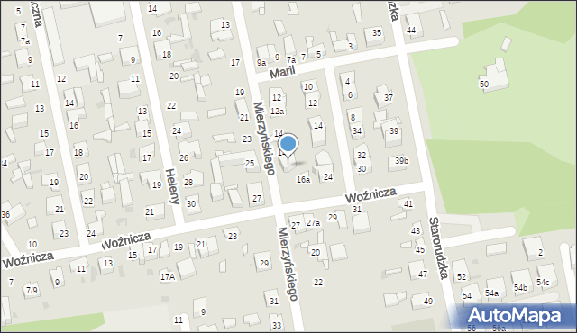 Łódź, Mierzyńskiego Zdzisława, dr., 16, mapa Łodzi