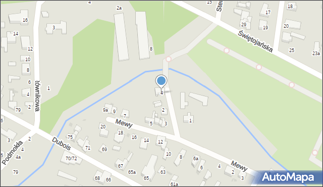 Łódź, Międzyrzecze, 4, mapa Łodzi