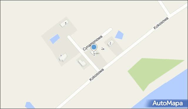 Łomy, Migdałowa, 2, mapa Łomy