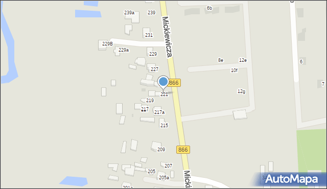 Lubaczów, Mickiewicza Adama, 221, mapa Lubaczów