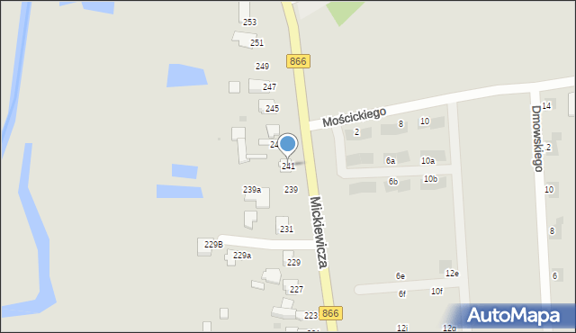Lubaczów, Mickiewicza Adama, 241, mapa Lubaczów
