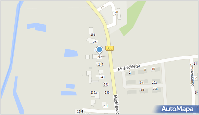 Lubaczów, Mickiewicza Adama, 247, mapa Lubaczów