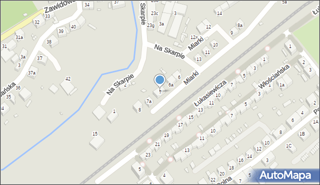 Lubań, Miarki Karola, 7, mapa Lubań