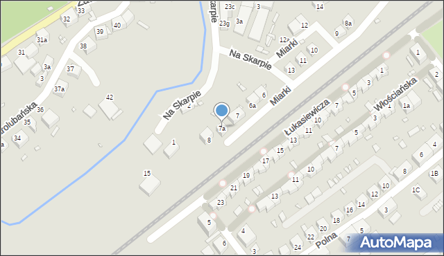 Lubań, Miarki Karola, 7a, mapa Lubań