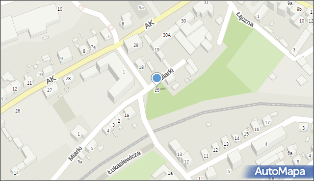 Lubań, Mickiewicza Adama, 15, mapa Lubań