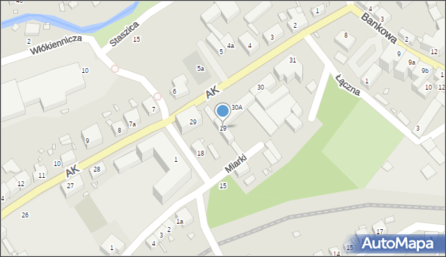 Lubań, Mickiewicza Adama, 19, mapa Lubań