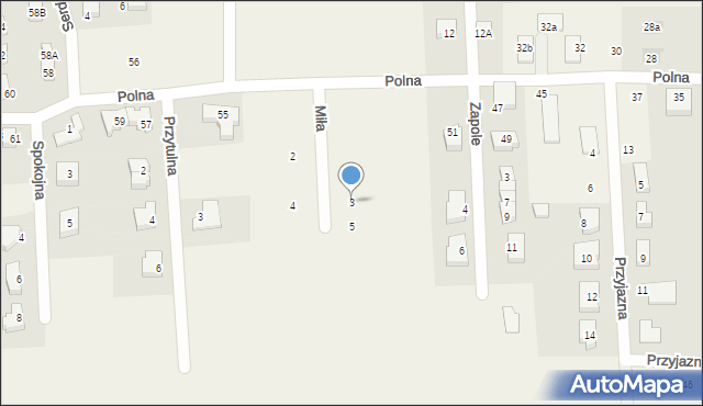 Lublewo Gdańskie, Miła, 3, mapa Lublewo Gdańskie