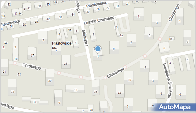 Lublin, Mieszka I, 1, mapa Lublina